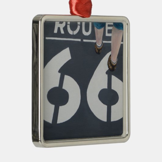 Wander Boldly Metalen Ornament (Rechts)