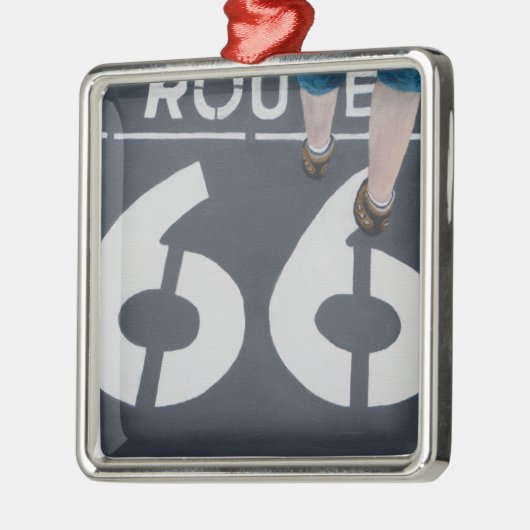 Wander Boldly Metalen Ornament (Links)