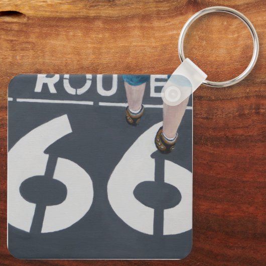 Wander Boldly Sleutelhanger (Achterkant)