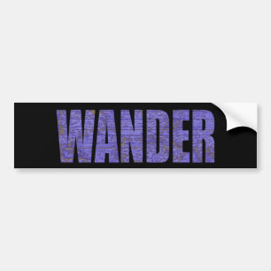 Wander Bumpersticker