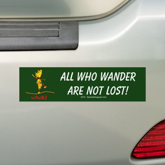 Wander! Bumpersticker (Op auto)