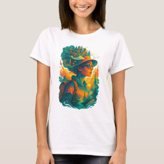 Wander far. Dream big. Live free. T-shirt