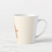 Wander Freely Nature Travel Hiking Quote Latte Mok (Rechts)