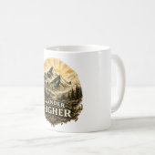 Wander Higher Bergavontuur Vintage Koffiemok (Voorkant rechts)