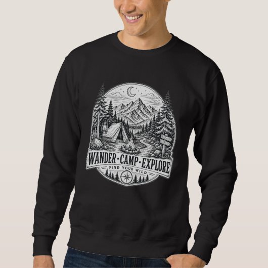 Wander Kamp Explore T-Shirt (Voorkant)
