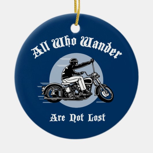 Wander Lost Keramisch Ornament (Voorkant)