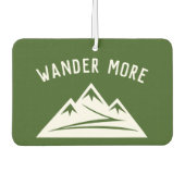 Wander Meer logo auto-luchtverfrisser in bergtoppe Luchtverfrisser (Voorkant)