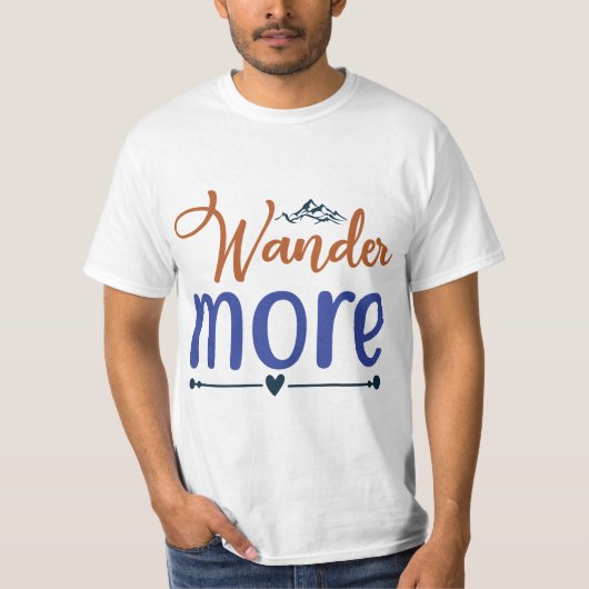 Wander Meer reizende T-shirt (Voorkant)