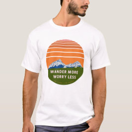 Wander meer Zorgwekkender minder geeft uit T-shirt