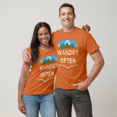 Wander Often Campingrip Camperravel Hiking Wil ret T-shirt (Unisex)