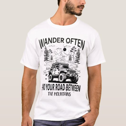 Wander Often T-shirt (Voorkant)