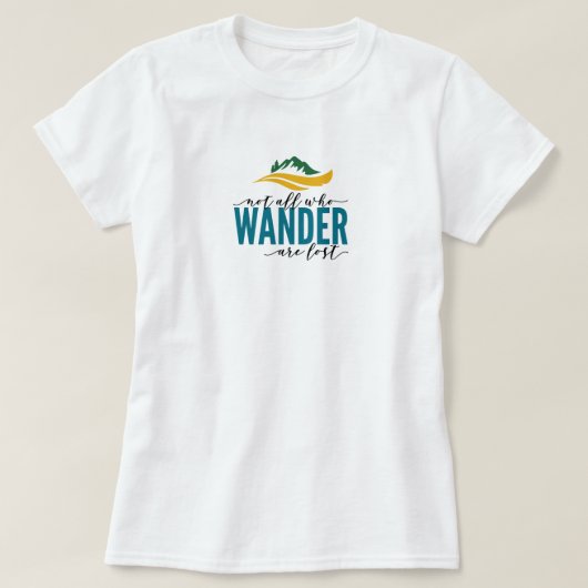 Wander Outdoor Basic T-Shirt (Design voorkant)