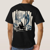 Wander, Ride, Herhaal moto boho T-shirt (Achterkant)