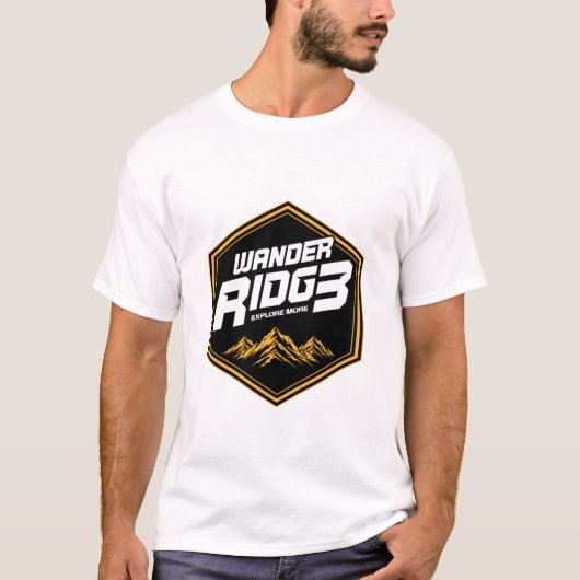 WANDER RIDG3 'Verder Verkennen' T-shirt (Voorkant)
