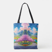 Wander Through Wonder - Natuur Tote Bag (Achterkant)