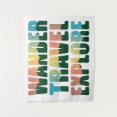 Wander Travel Exken - Reizigers Wandkleed (Voorkant)