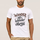 Wander Vaak, altijd Wonder T-shirt (Voorkant)