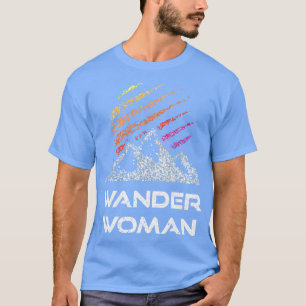 Wander Vrouw Wandelen Bergbeklimmen Bergen T-shirt