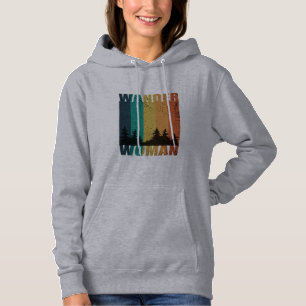 Wander vrouw wandelen camping  hoodie
