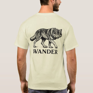 “Wander” Wolf Graphic T-Shirt – Lone Wolf Adventur