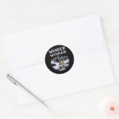 Wander Woman Ronde Sticker (Envelop)