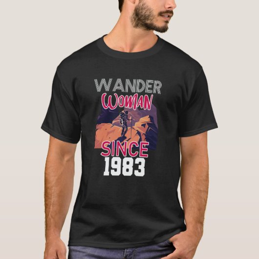 Wander woman since 1983 t-shirt (Voorkant)