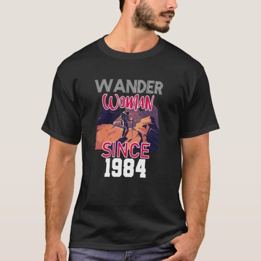 Wander woman since 1984 t-shirt (Voorkant)
