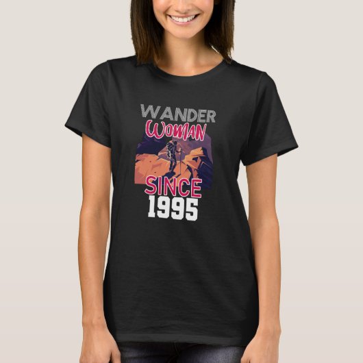 Wander woman since 1995 t-shirt (Voorkant)