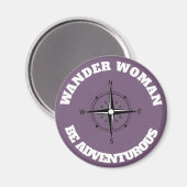 Wander Woman w/Compass Magneet (Voorkant / Achterkant)