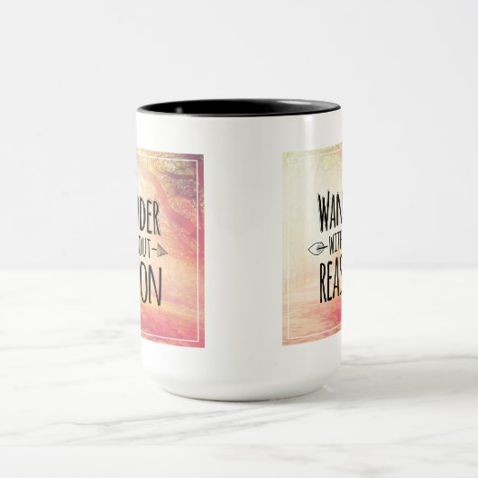 Wander zonder reden mok (Midden)