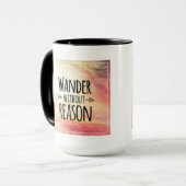 Wander zonder reden mok (Voorkant links)