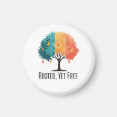 WanderBloom – Artistic Souvenir Magnet from India" (Voorkant)