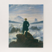 Wanderer above the Sea of Fog by Caspar Friedrich Legpuzzel (Verticaal)