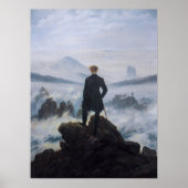 Wanderer Above the Sea of Fog – Friedrich Poster (Voorkant)