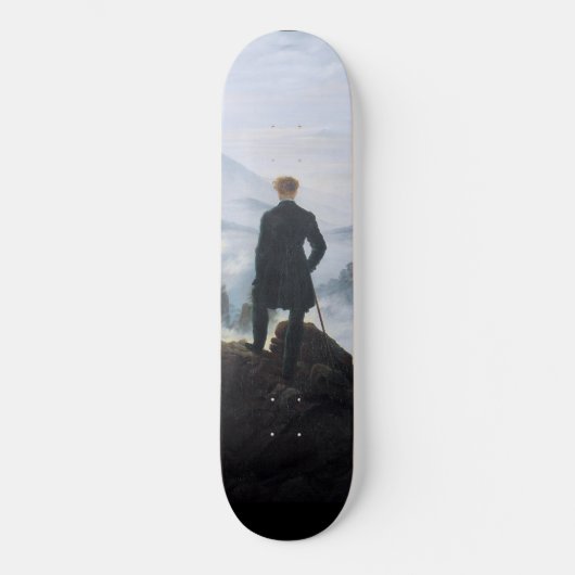 Wanderer Boven het Zee Fog (door C.D. Friedrich) Persoonlijk Skateboard (Voorkant)