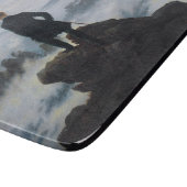 Wanderer Boven het Zee Fog (door C.D. Friedrich) Snijplank (Hoek)