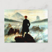 Wanderer boven het Zee Fog door Caspar David Frie Briefkaart (Voorkant)