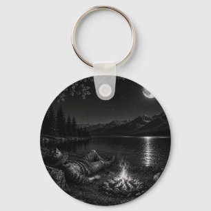 Wanderer Collection WO09 – Kampeerplaats in het ma Sleutelhanger