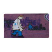 Wanderer Graffiti Etiket (Voorkant)