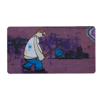 Wanderer Graffiti Etiket