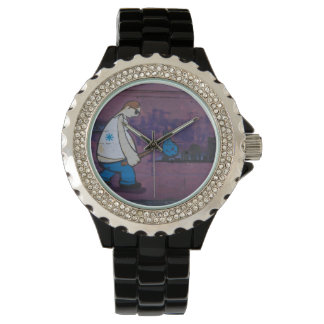 Wanderer Graffiti Horloge