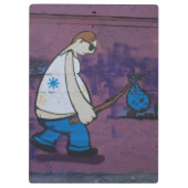 Wanderer Graffiti Klembord (Achterkant)