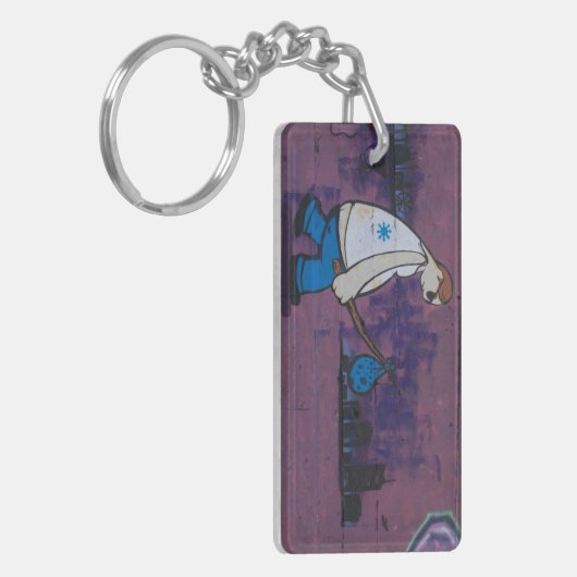 Wanderer Graffiti Sleutelhanger (Voorkant Links)