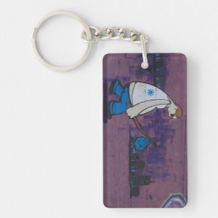 Wanderer Graffiti Sleutelhanger