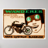 Wanderer Motorcycle Poster 1910 (Voorkant)