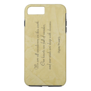 Wanderers - Zigeuner Spreekwoord iPhone 7 Plus Hoe Case-Mate iPhone Case