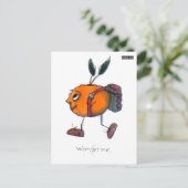 Wanderine Briefkaart (Staand voorkant)