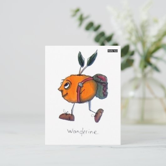 Wanderine Briefkaart (Staand voorkant)