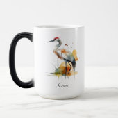 Wandering Crane, op maat Magische Mok (Links)