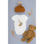 Wandering Crane, op maat Romper